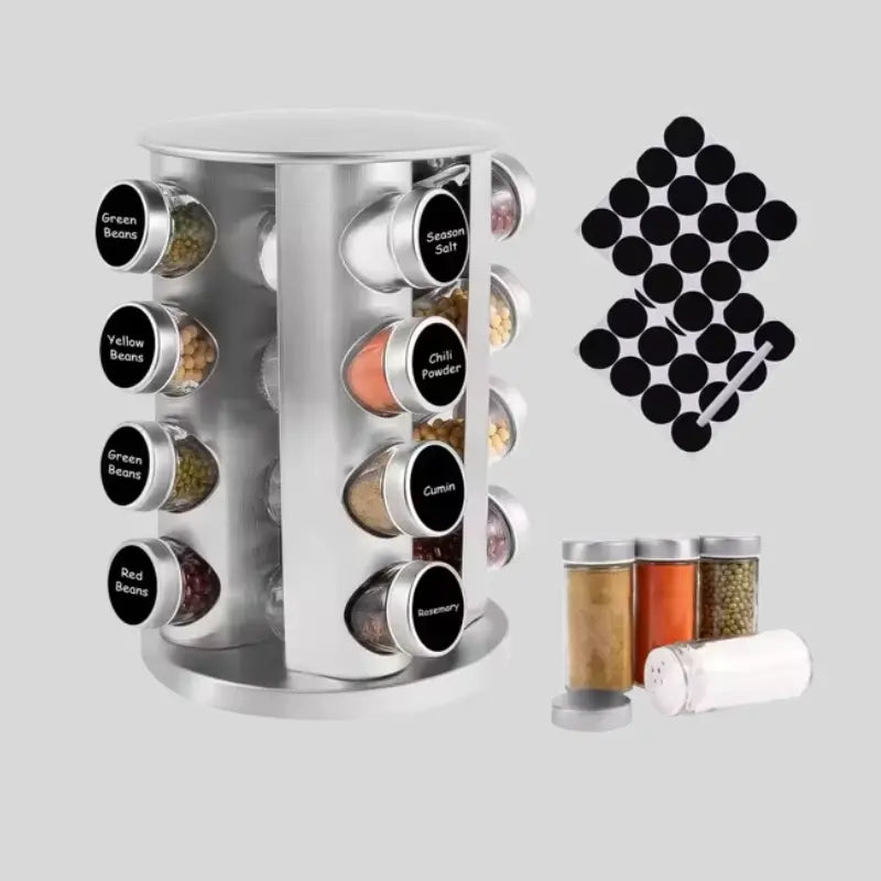 360 Degrees Rotating Spice Rack