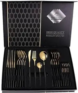24 Piece Stainless Steel Cutlery Set