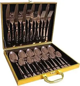 24 Piece Cutlery Set & Decadent Storage Case