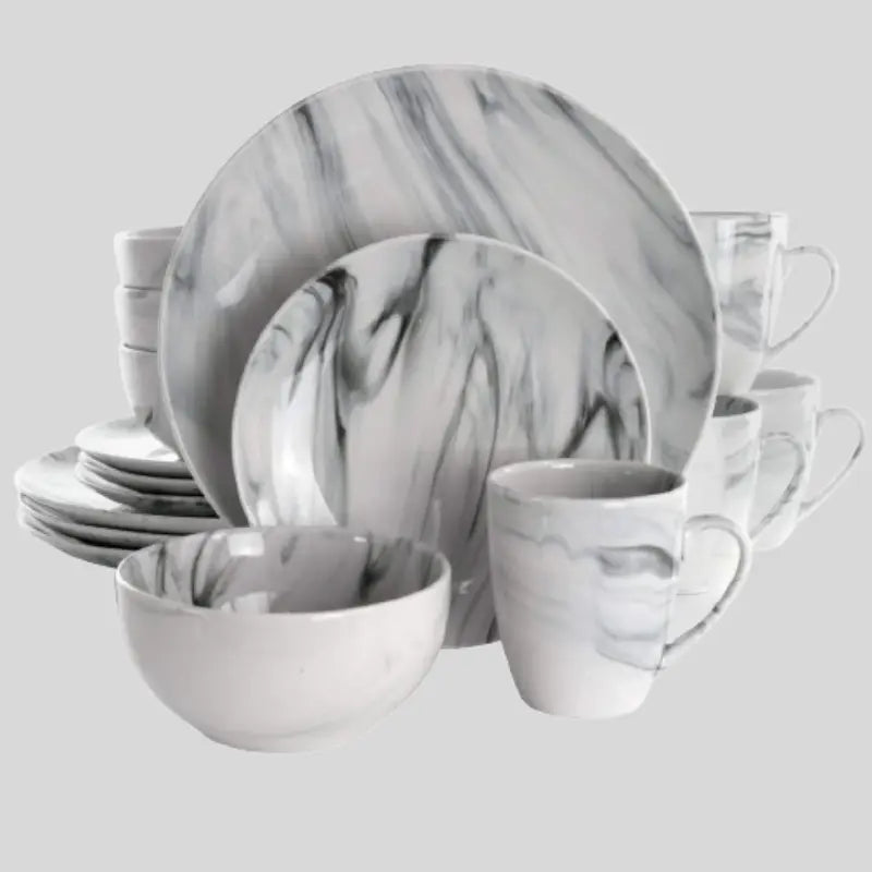 16 Piece Dinner Set- Marble